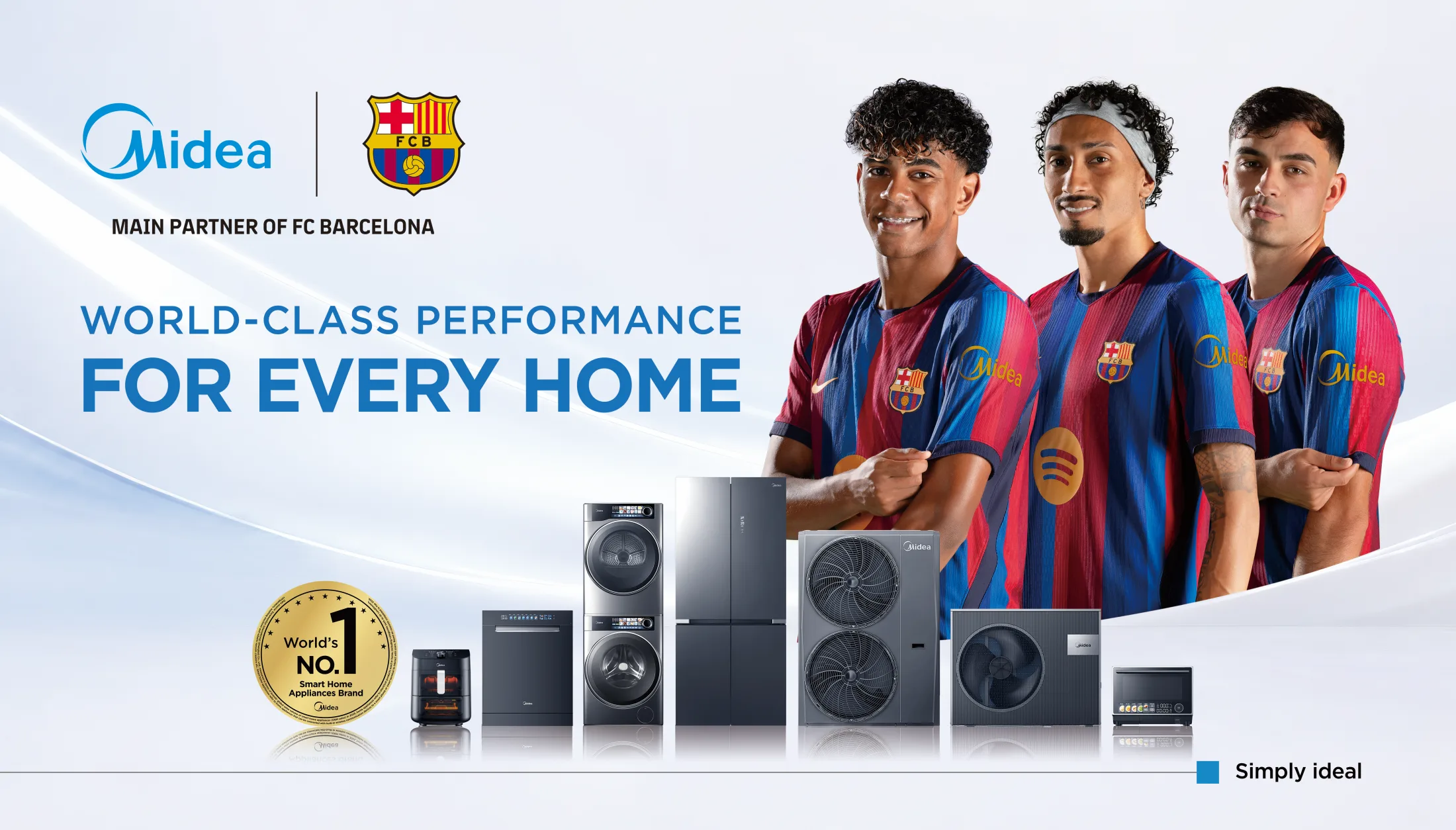 Midea, Main Partner of FC Barcelona — World-class performance for every home